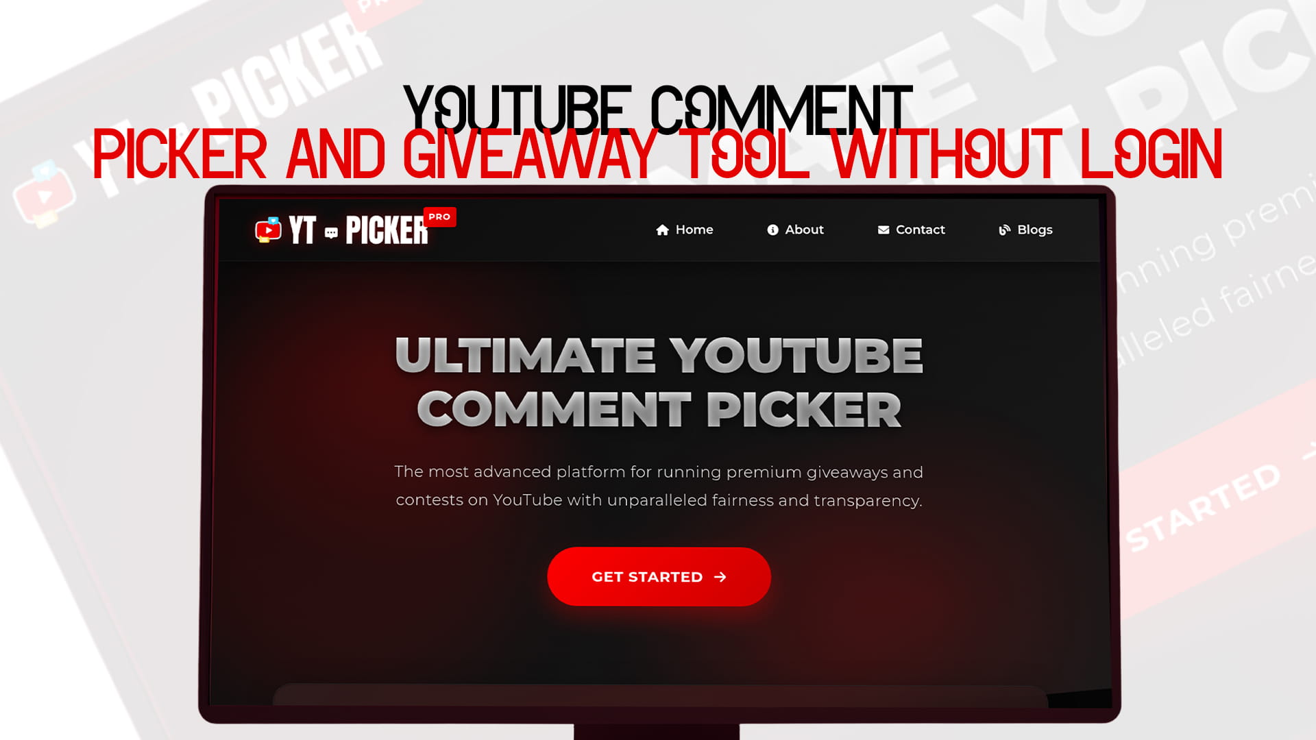 YouTube Comment Picker and Giveaway Tool Without Login