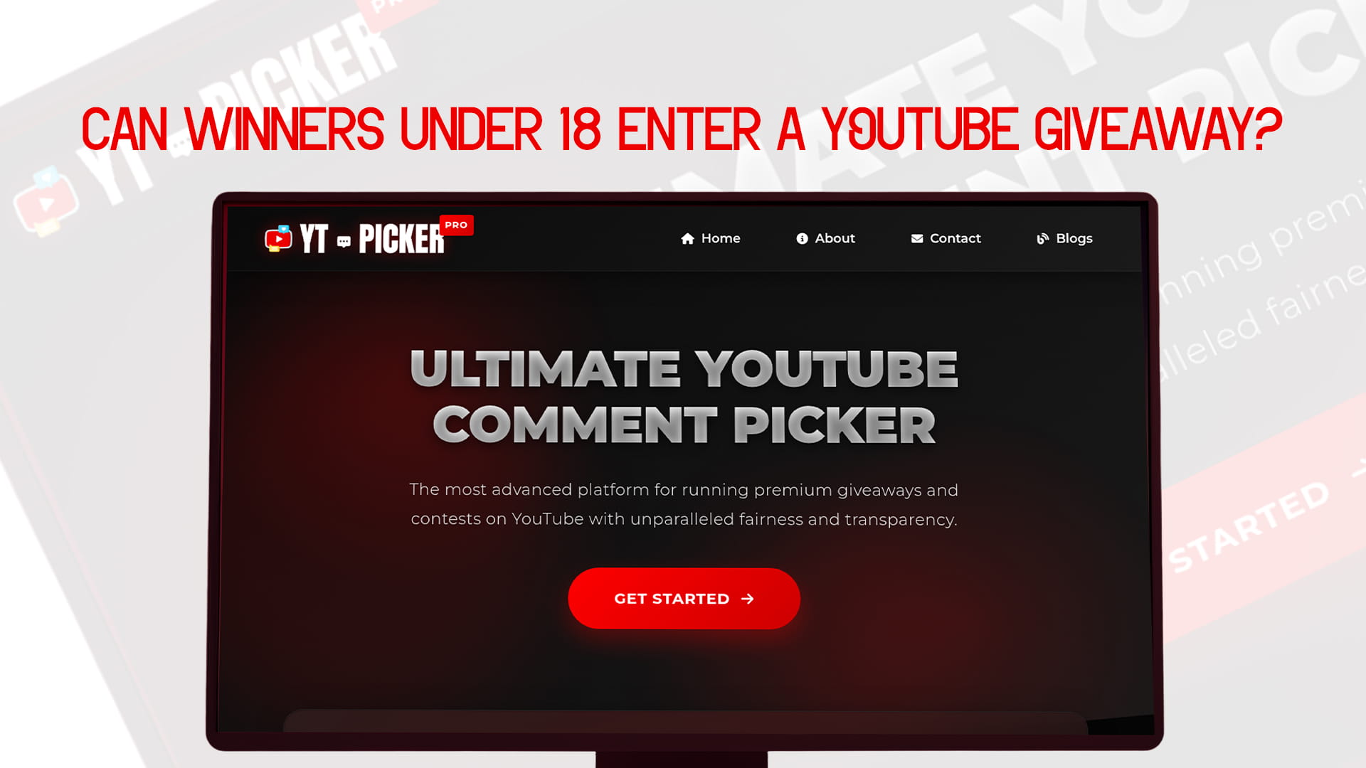 Can Winners Under 18 Enter a YouTube Giveaway?