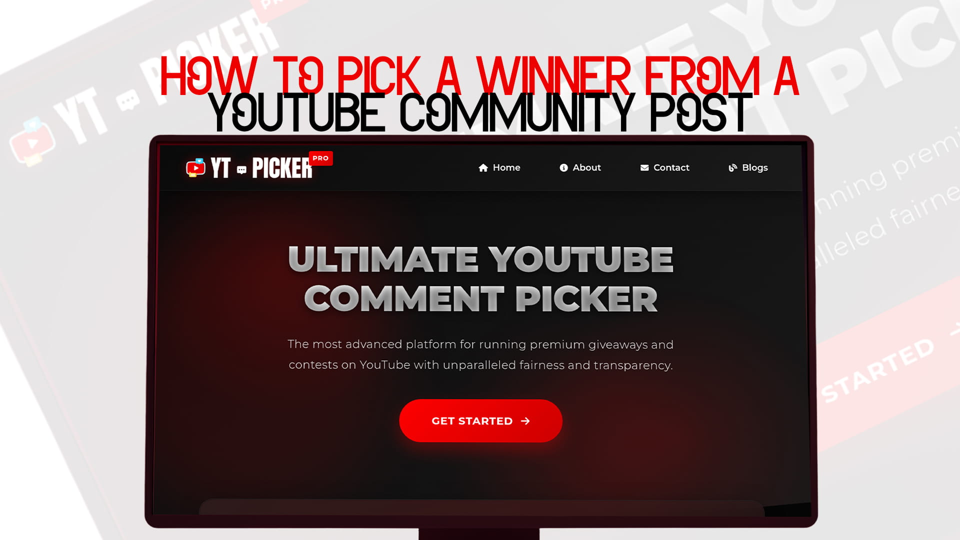 How to Pick a Winner from a YouTube Community Post