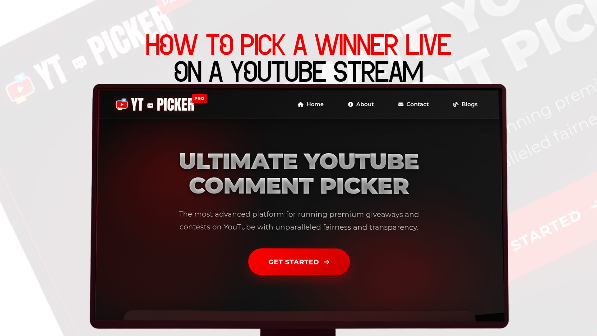 How to Pick a Winner Live on a YouTube Stream